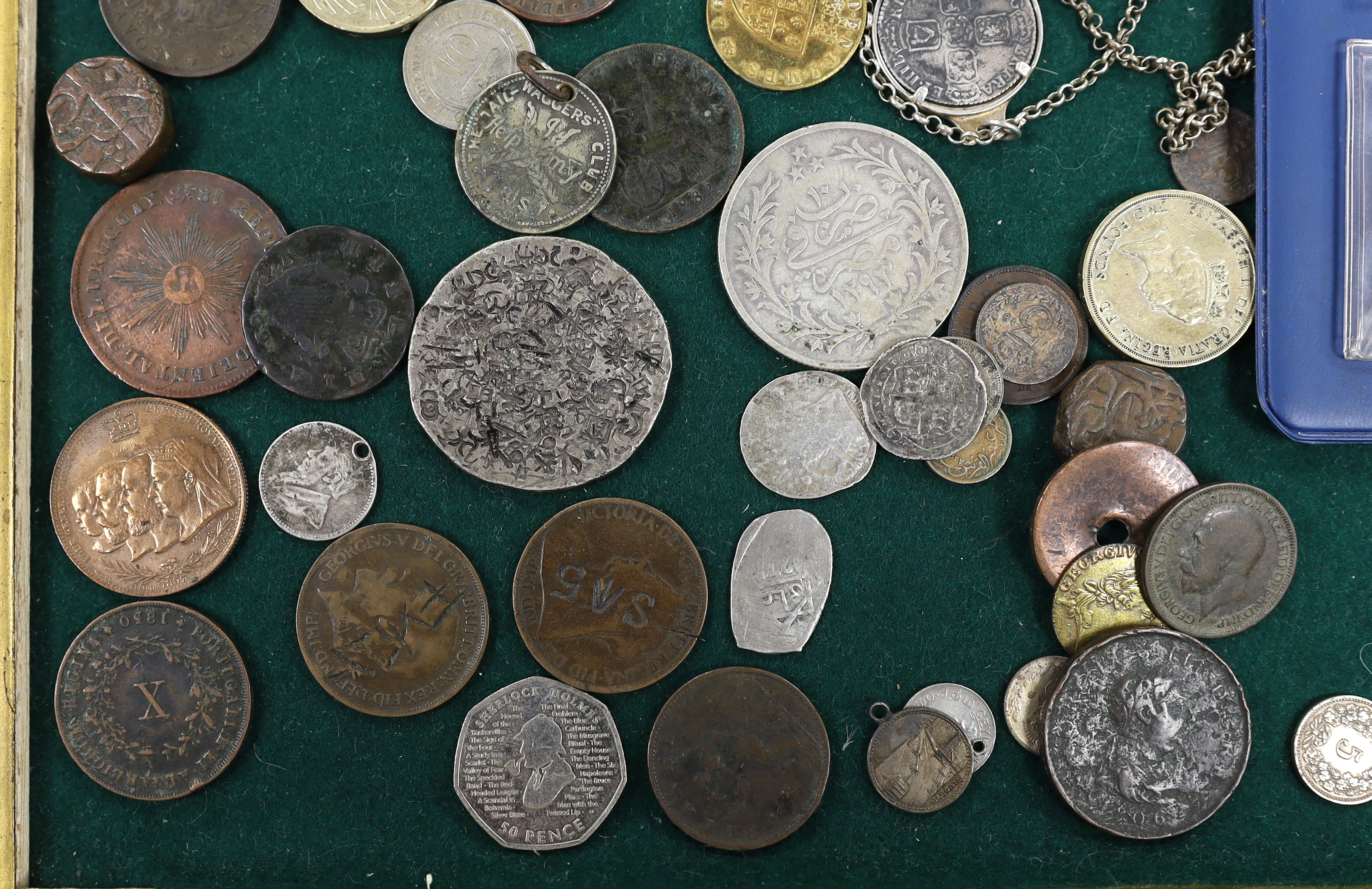 World coins, tokens and commemorative medals, 18th century to present day